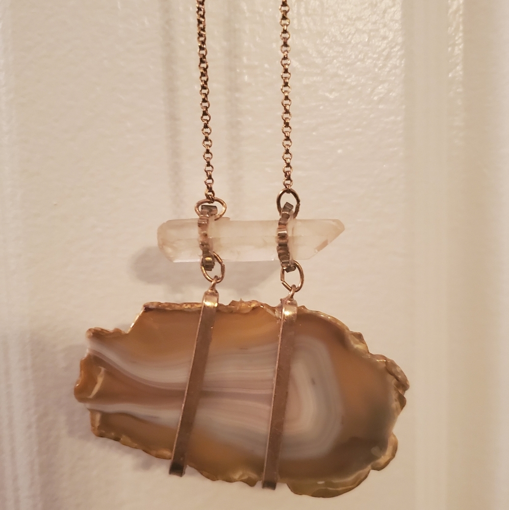 Rock & Crystal Necklace